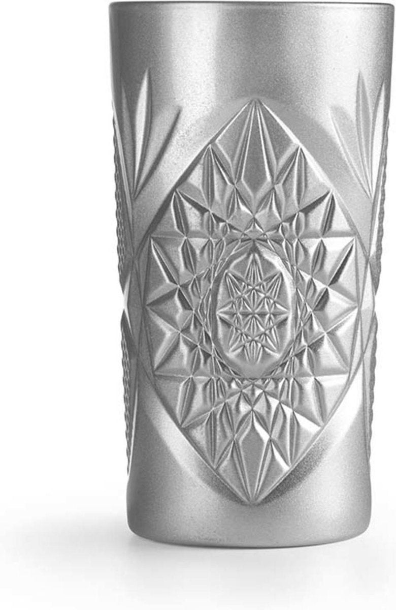 Hobstar Longdrinkglas zilver 928426 (set van 12)