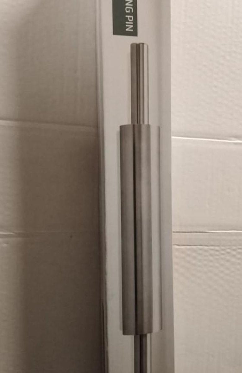 stainless  steel rolling pin/ extra smooth surface/ 5x 44 cm/ diameter en lengte / edelstalen deegroller/ extra glad oppervlak