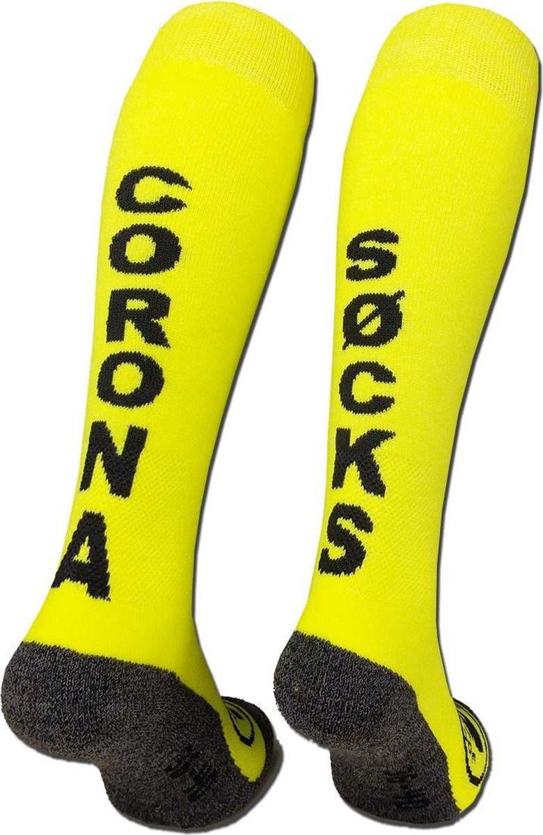 CORONA SØCKS Sportsokken Fluo Geel