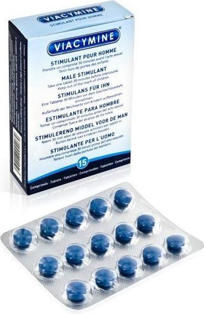 Viacymine erectie pil voor man - 15 tabletten