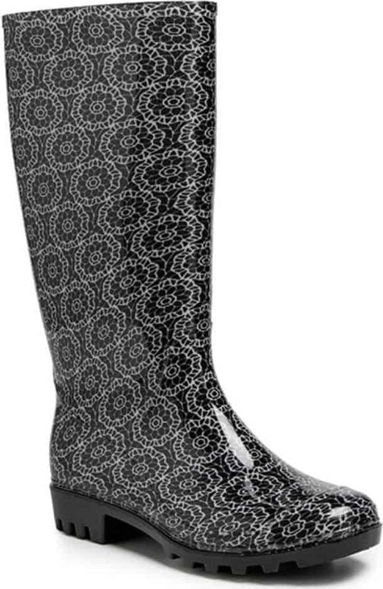 Dames PVC Laars Lynn - zwart - 39