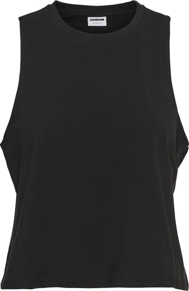NOISY MAY NMHAILEY S/L CROP TANK TOP BG NOOS  Dames Top - Maat L