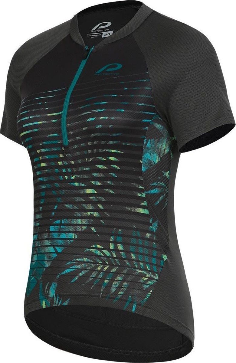 Protective Fietsshirt P-sunday Dames Polyester Zwart Maat 48