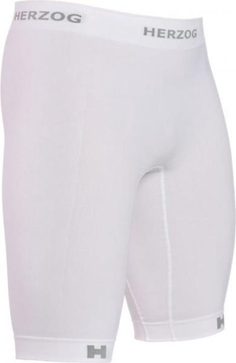 Herzog Pro Compressie Short Wit-Maat 5