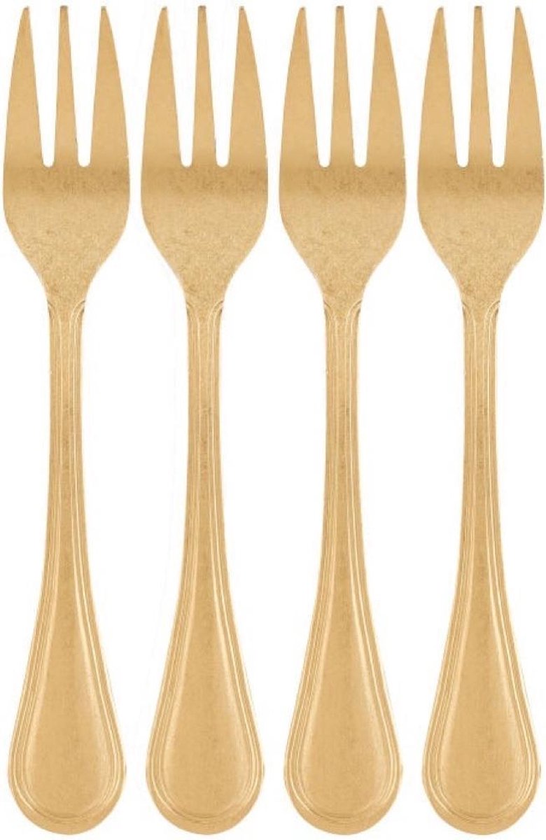 GEBAKSVORKSET 4STS GOUD