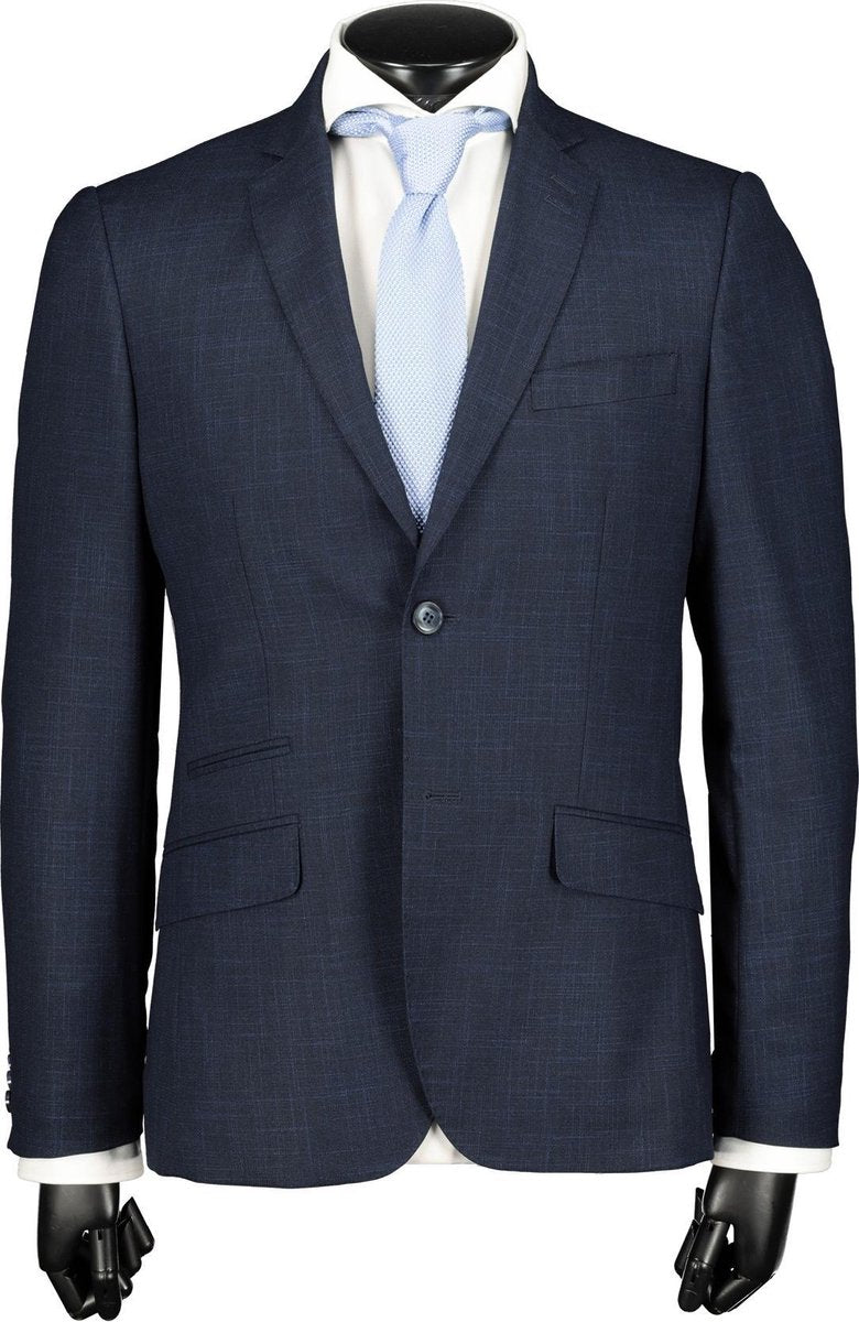 City Line By Nils Kostuum - Slim Fit - Blauw - 49