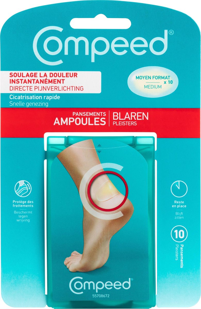 COMPEED Blarenpleisters Medium 10 stuks.