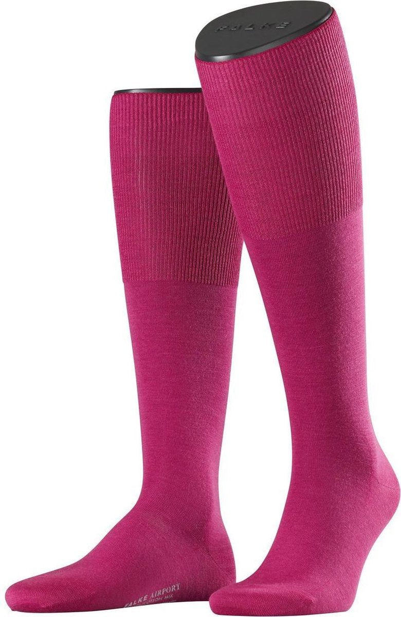 FALKE Airport Heren Kniekous 15435 - Rood 8233 arctic pink Heren - 41-42