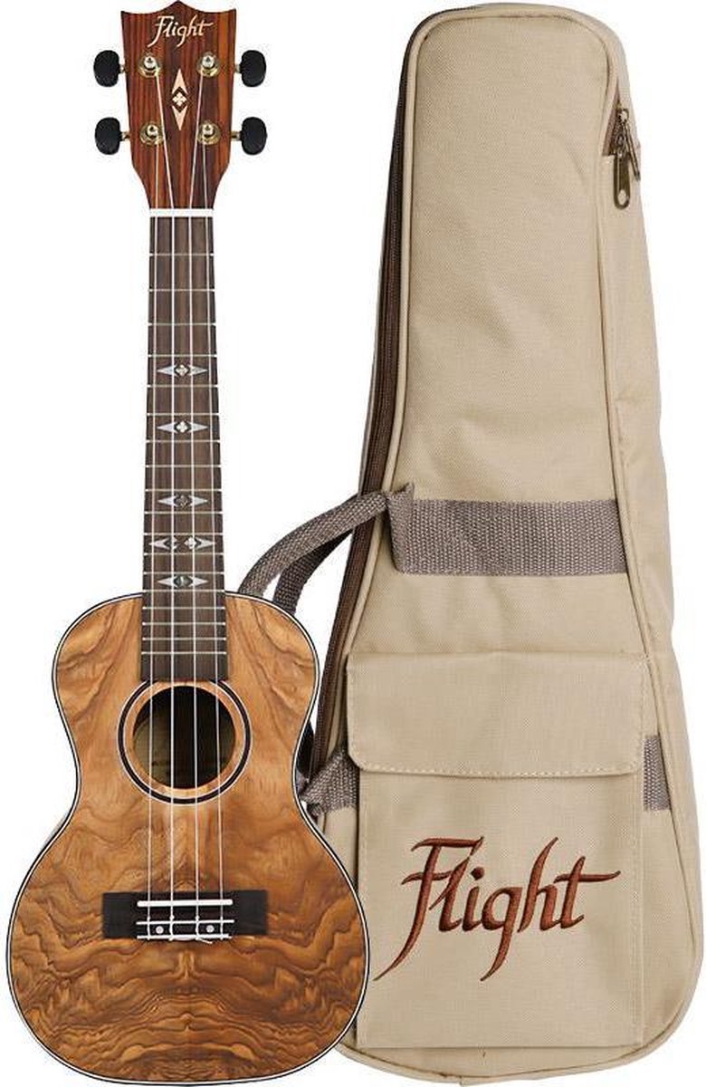 Flight: DUC410 Concert Ukulele -Quilted