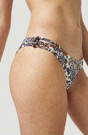 O'Neill Bikinibroekje Koppa bikini bottom - Brown Aop W/ Yellow - 38