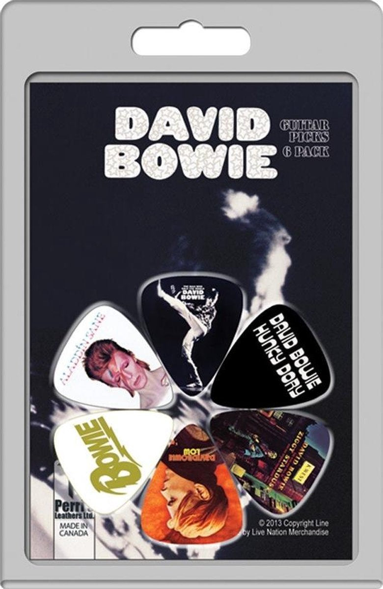 Perri's David Bowie 6-pack Medium plectrum 0.71 mm