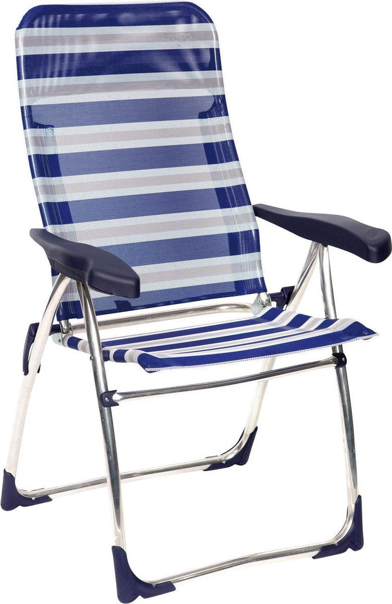Crespo - Standenstoel - AL-212 - Blauw gestreept (17)
