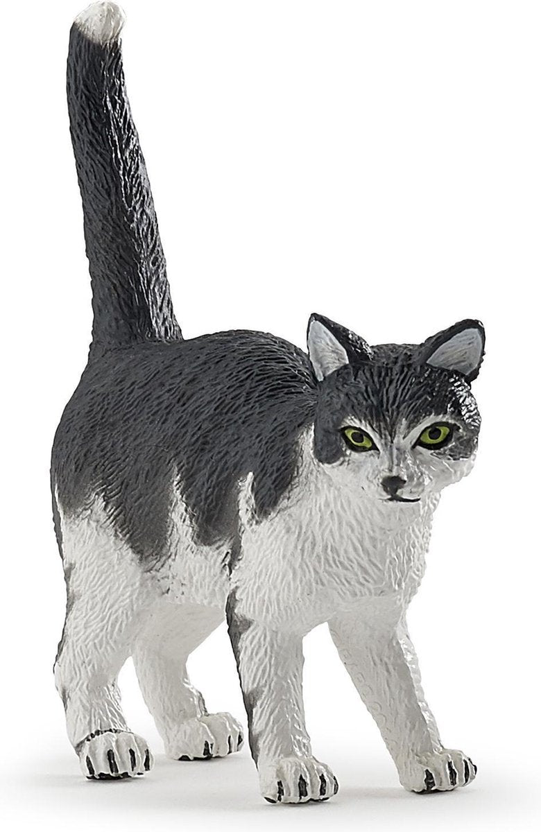 Speelfiguur - Kat - Zwart wit