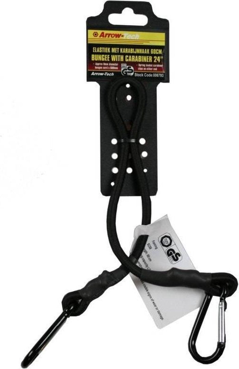 Elastiek 60 cm / Karabijnhaak