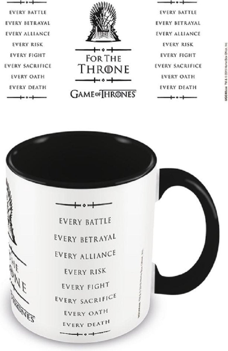 Game of Thrones - For The Throne 2 Kleur Mok