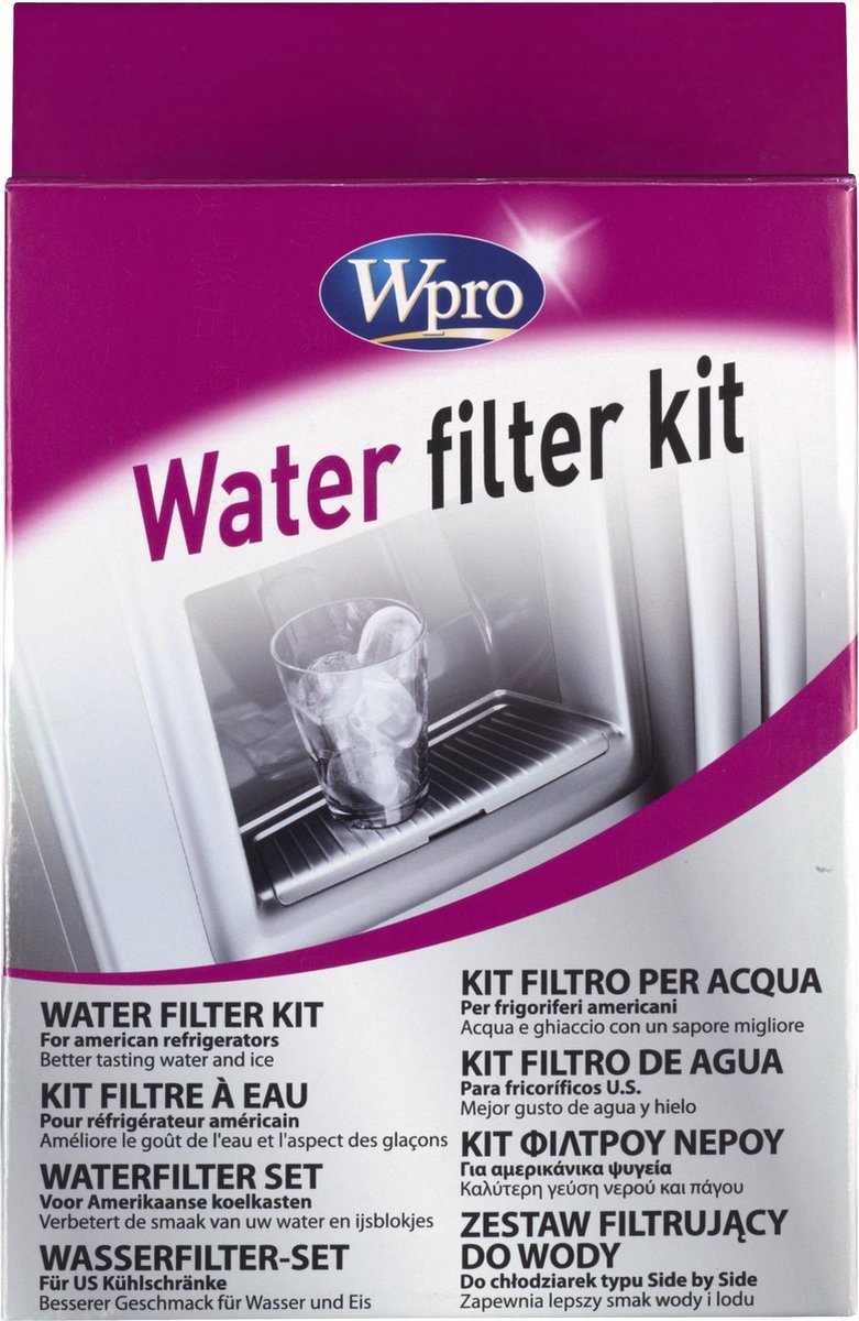 Wpro UFK001 Universele Waterfilterset voor Amerikaanse Koelkasten