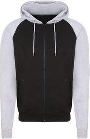 Baseball Hoodie met rits Unisex maat 2XL