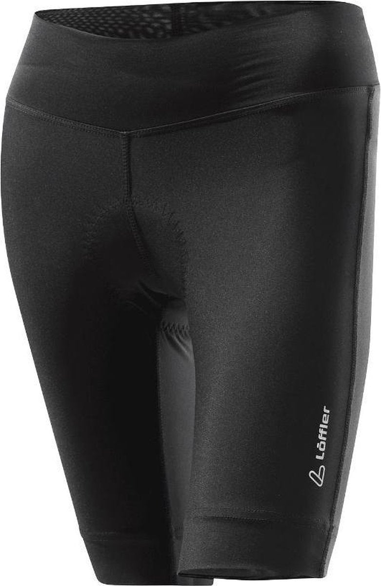 Löffler Fietsshort Dames Polyamide Zwart Maat 34