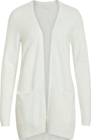 Viril L/s Open Knit Cardigan-noos 14044041 White Alyssum