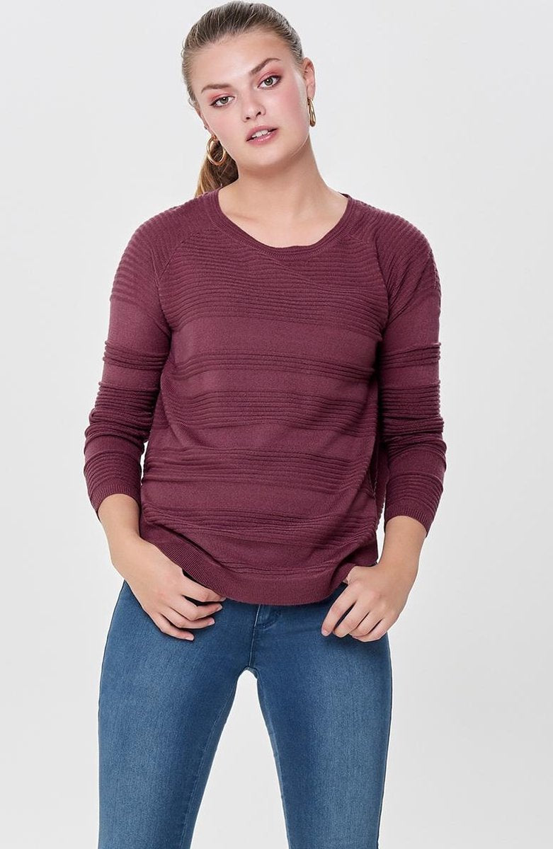 Onlcaviar L/s Pullover Knt Noos 15141866 Wild Ginger