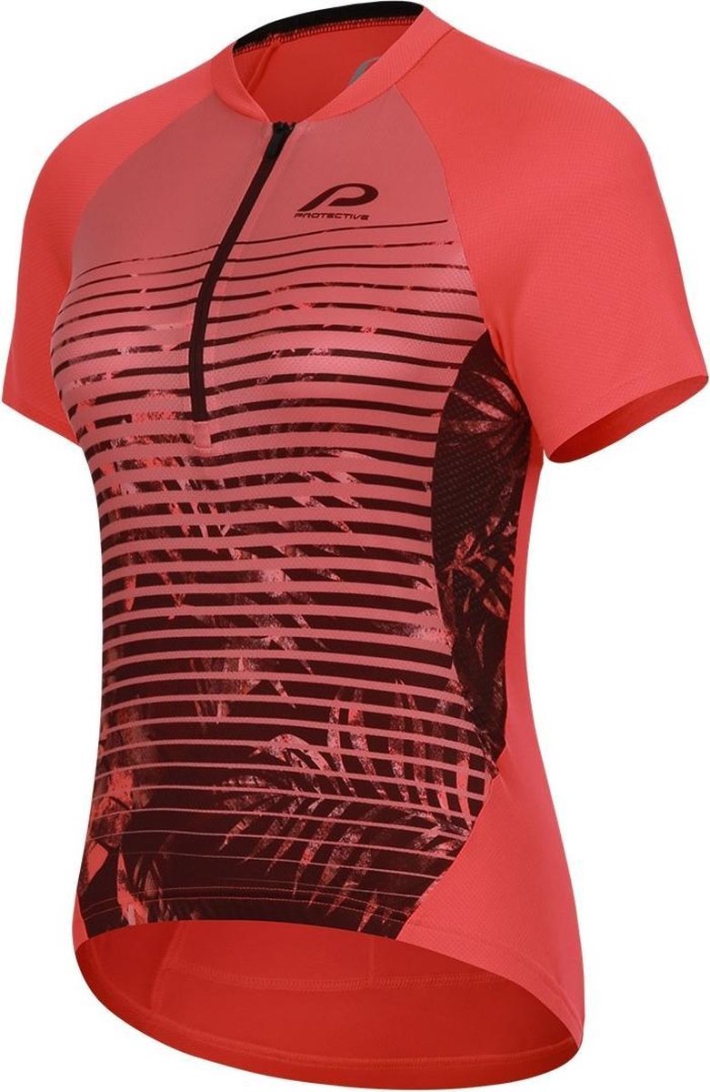 Protective Fietsshirt P-sunday Dames Polyester Koraalrood Mt 40