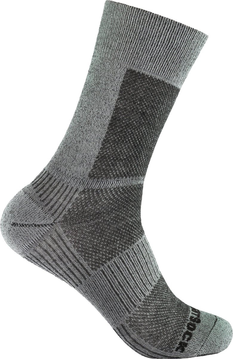Wrightsock Coolmesh Merino Crew - Grijs/Donker grijs - L (41
