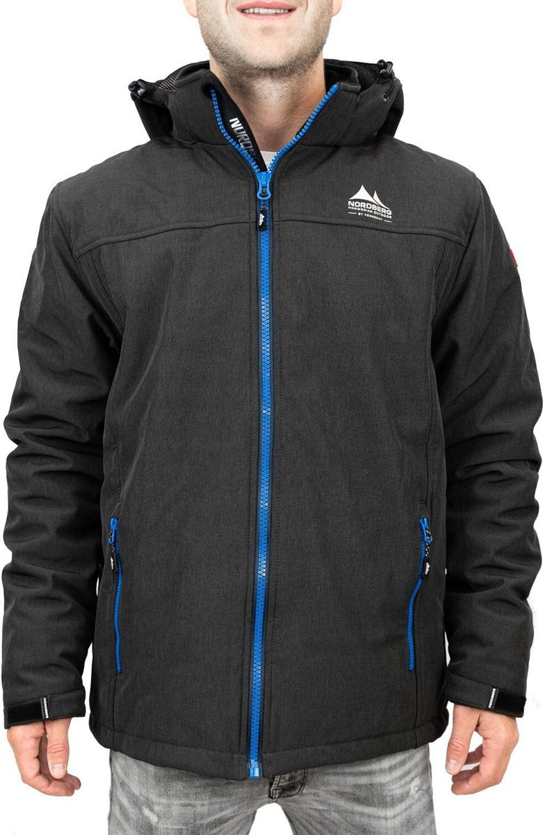 Nordberg Marvin Softshell Jas Ms04001-bk - Kleur Zwart - Maat XL