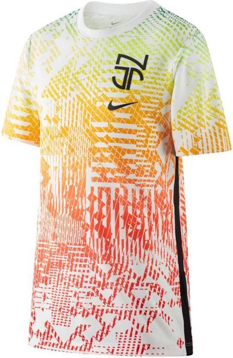 "Nike Neymar Jr SS shirt jongens wit/rood "