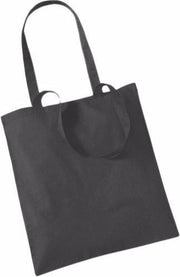 30x Katoenen schoudertasjes antraciet 42 x 38 cm - 10 liter - Shopper/boodschappen tas - Tote bag - Draagtas