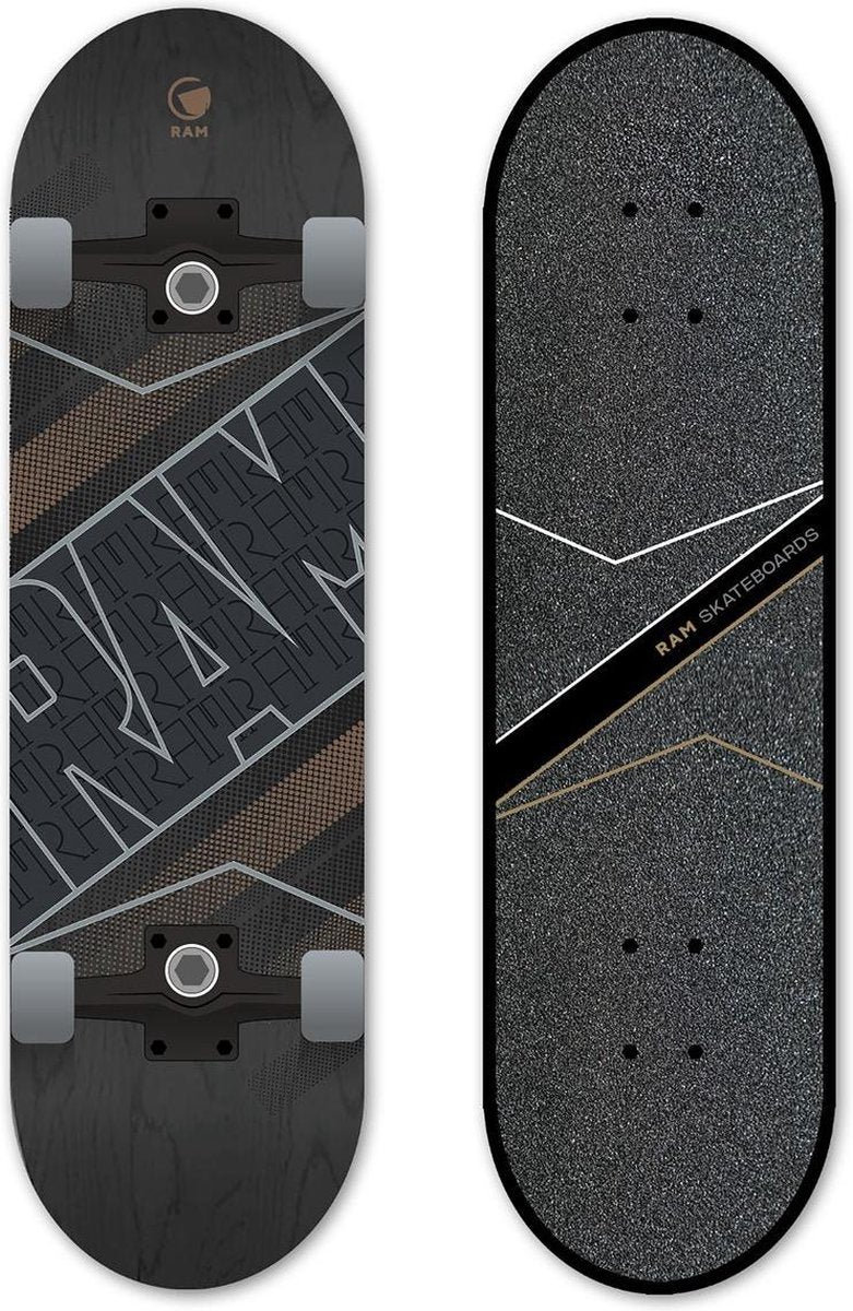 RAM Complete skateboard Onyx Zwart 7.25"