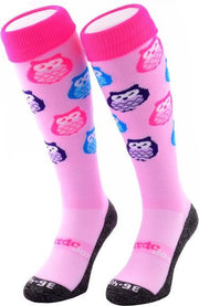 Weirdosox Uiltjes paars sportkousen