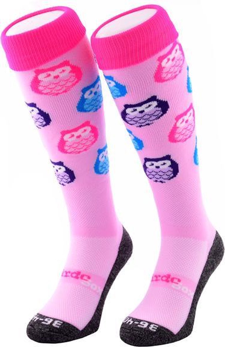 Weirdosox Uiltjes paars sportkousen