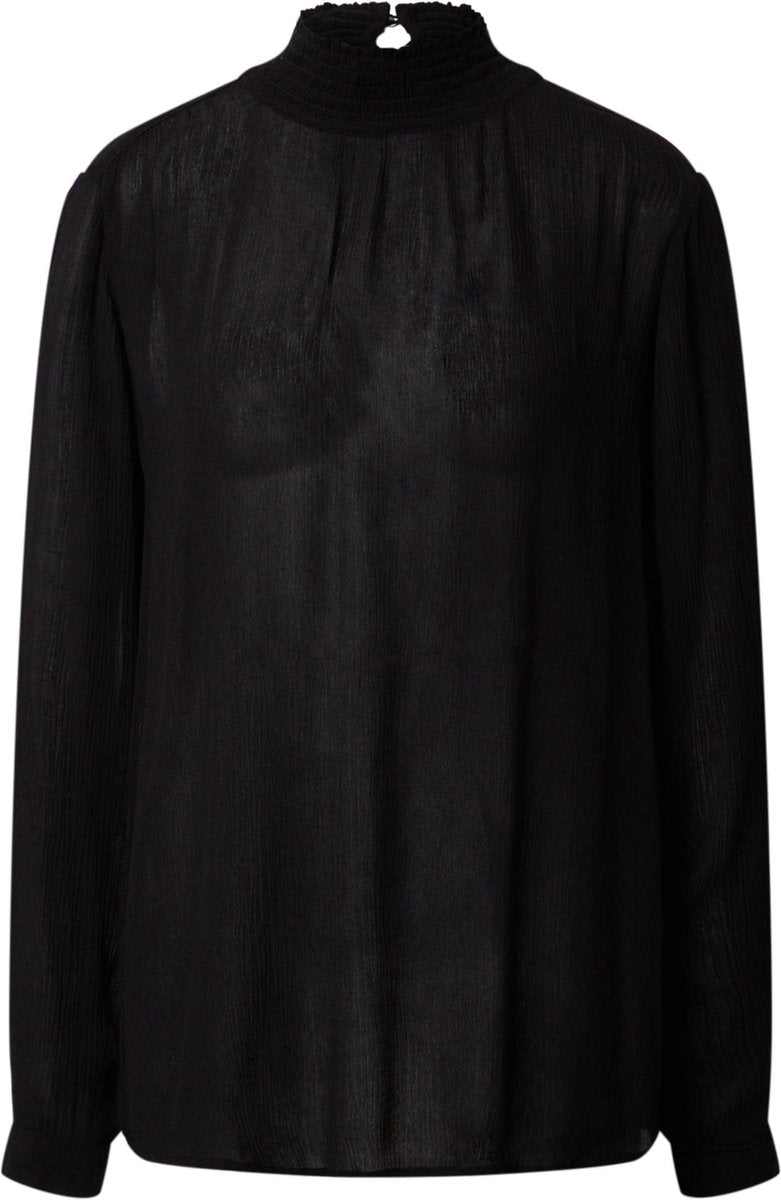 Kaffe blouse trine Zwart-40 (L)