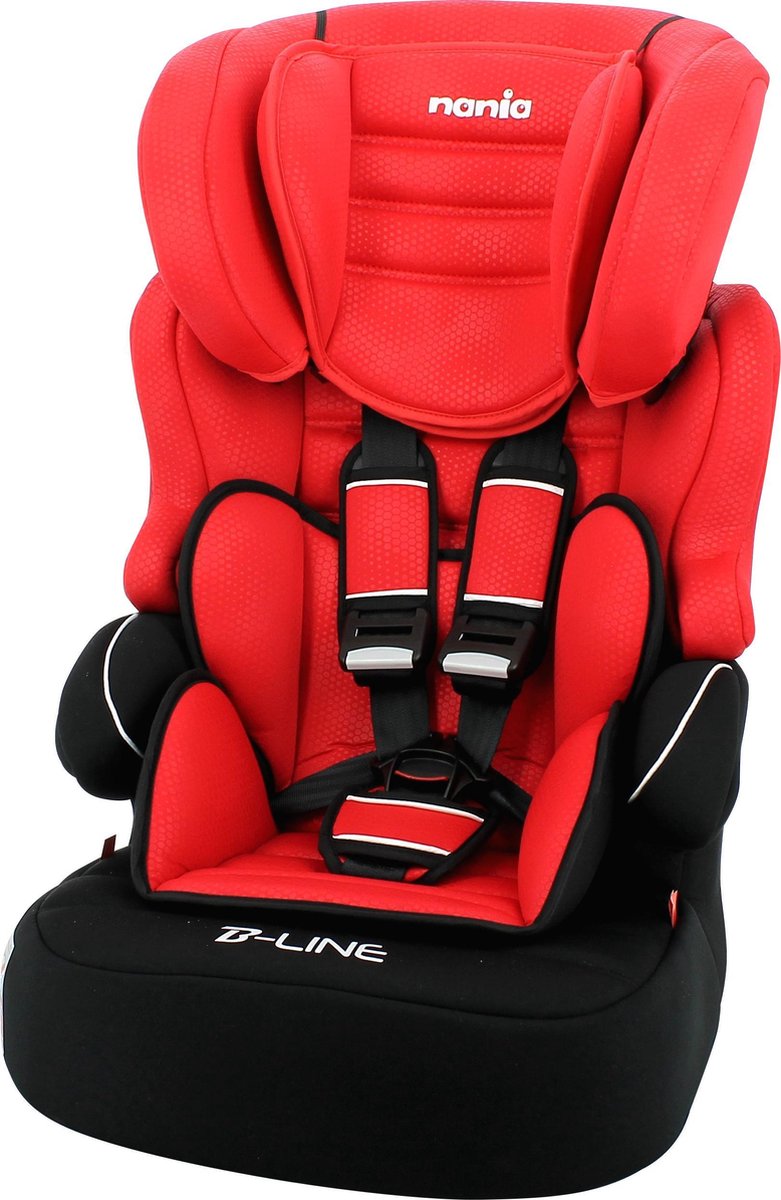 Nania Autostoel groep 1/2/3 - Beline Luxe - Red