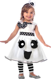 Amscan Kinderkostuum Cute Ghost Meisjes Polyester Maat 3-4 Jaar