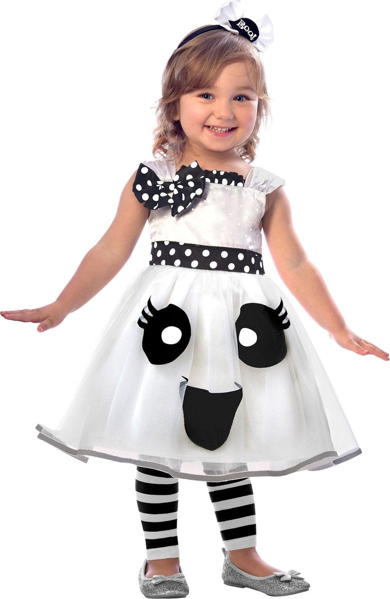 Amscan Kinderkostuum Cute Ghost Meisjes Polyester Maat 3-4 Jaar