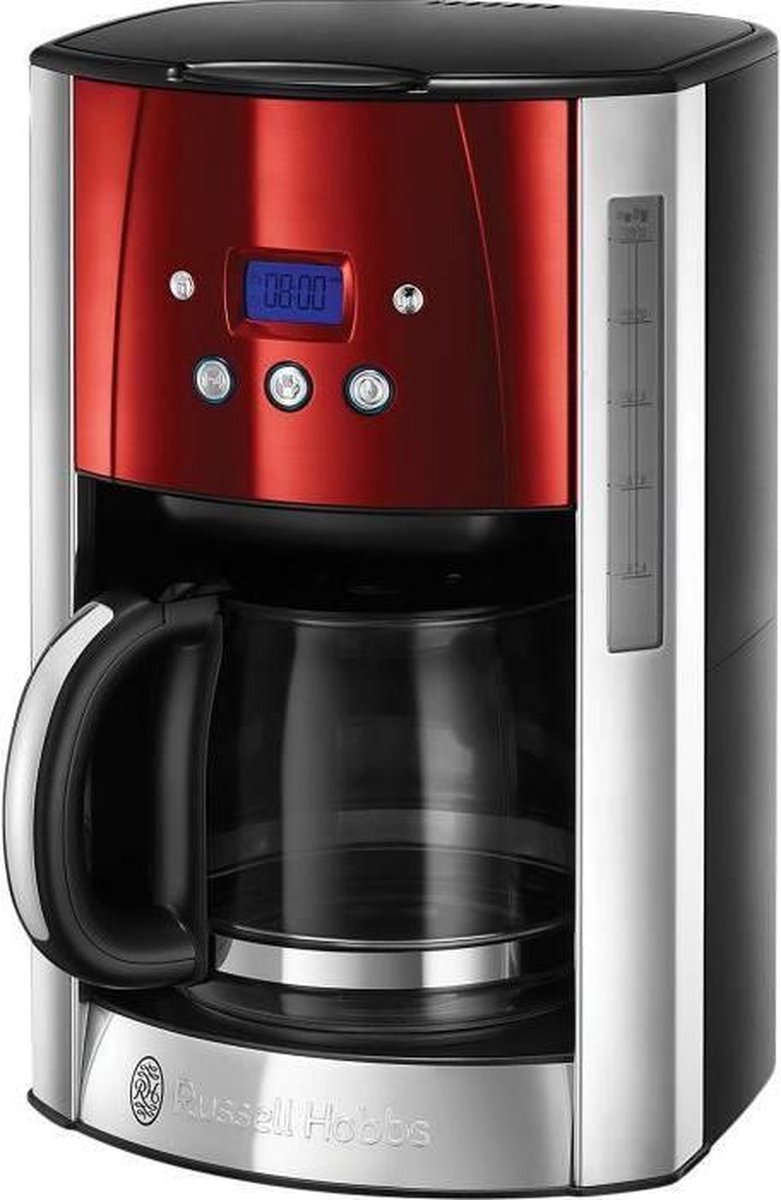 23240-56 Luna Solar Red - glazen kan