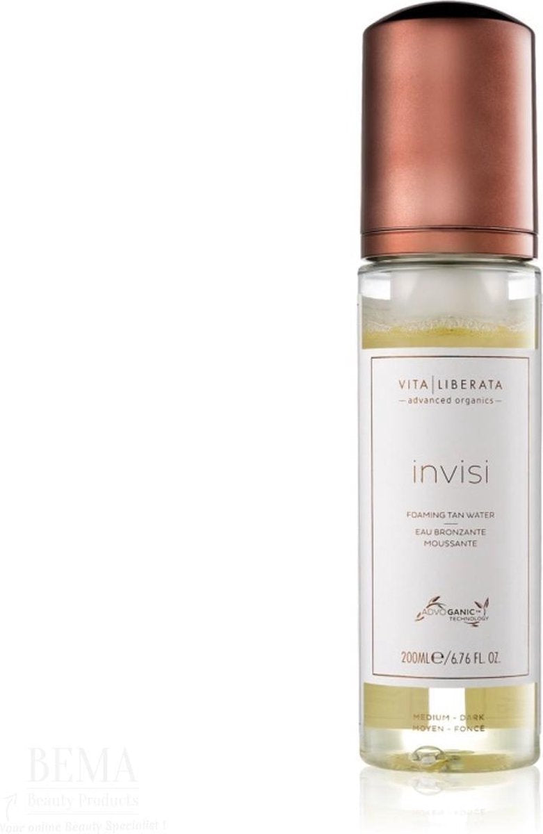 Vita Liberata Invisi Foaming Tan Water 200ml - Super Dark