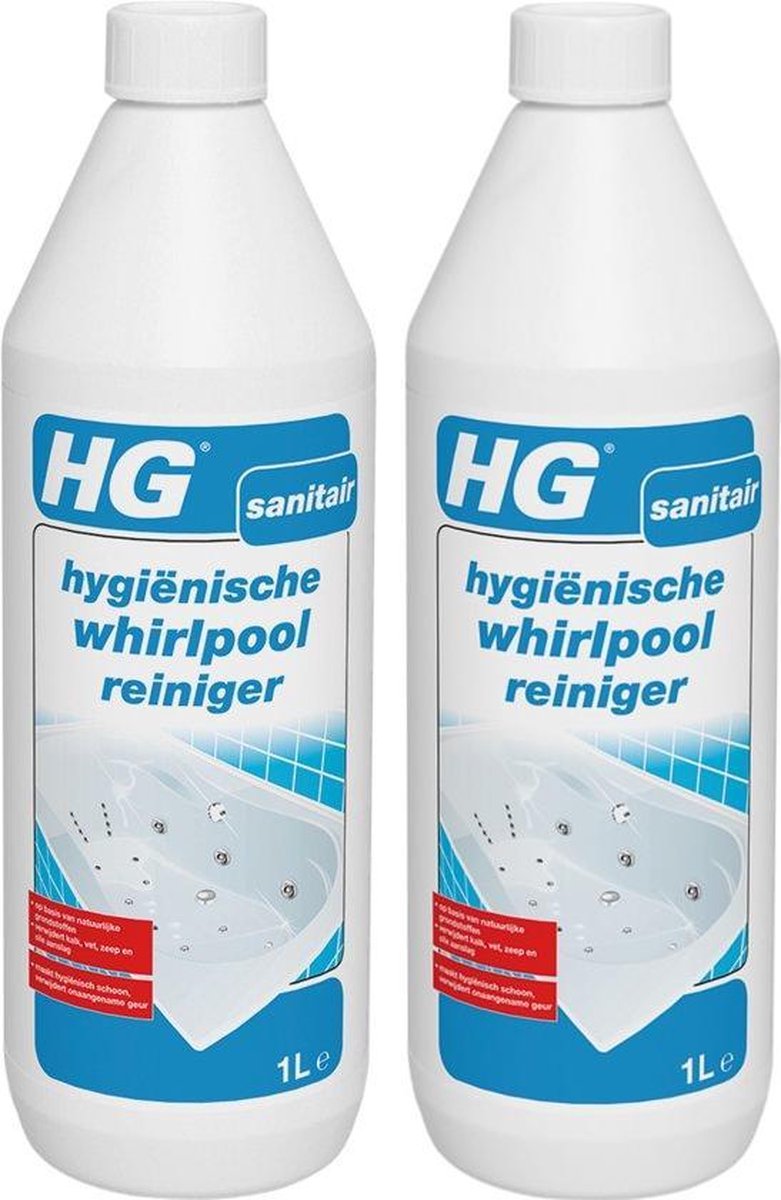 HG Hygiënische Whirlpool Reiniger - 1000 ml - 2 Stuks !
