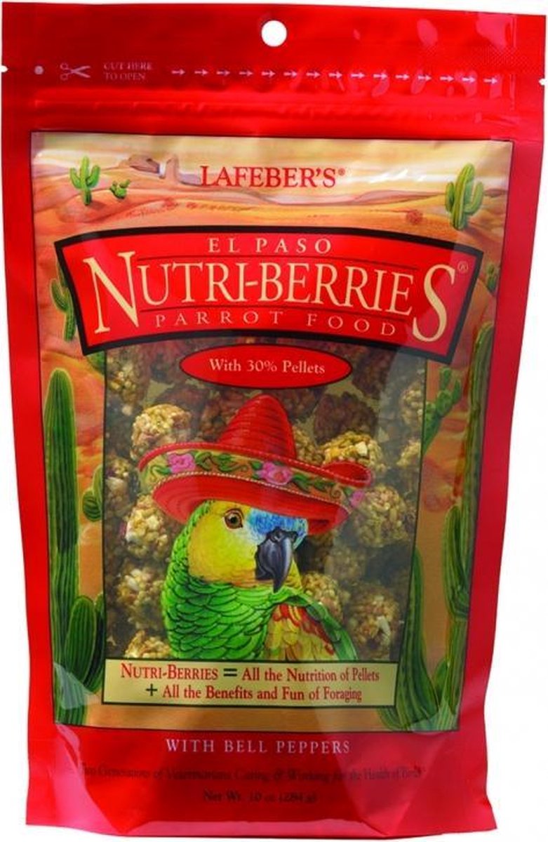 Lafeber Nutri-Berries El Paso - Papegaai 284 gram