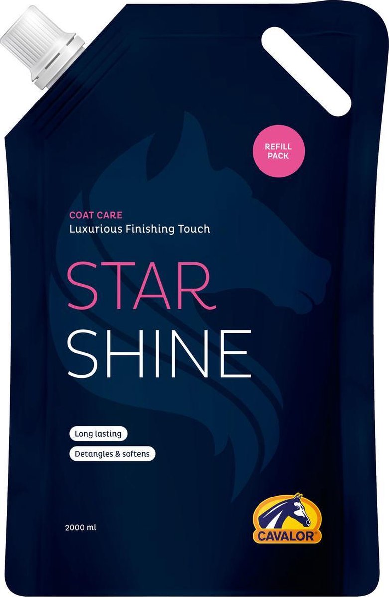 Cavalor Star Shine Vloeibaar Bus Met Spray - Paardenvachtverzorging - 2 l