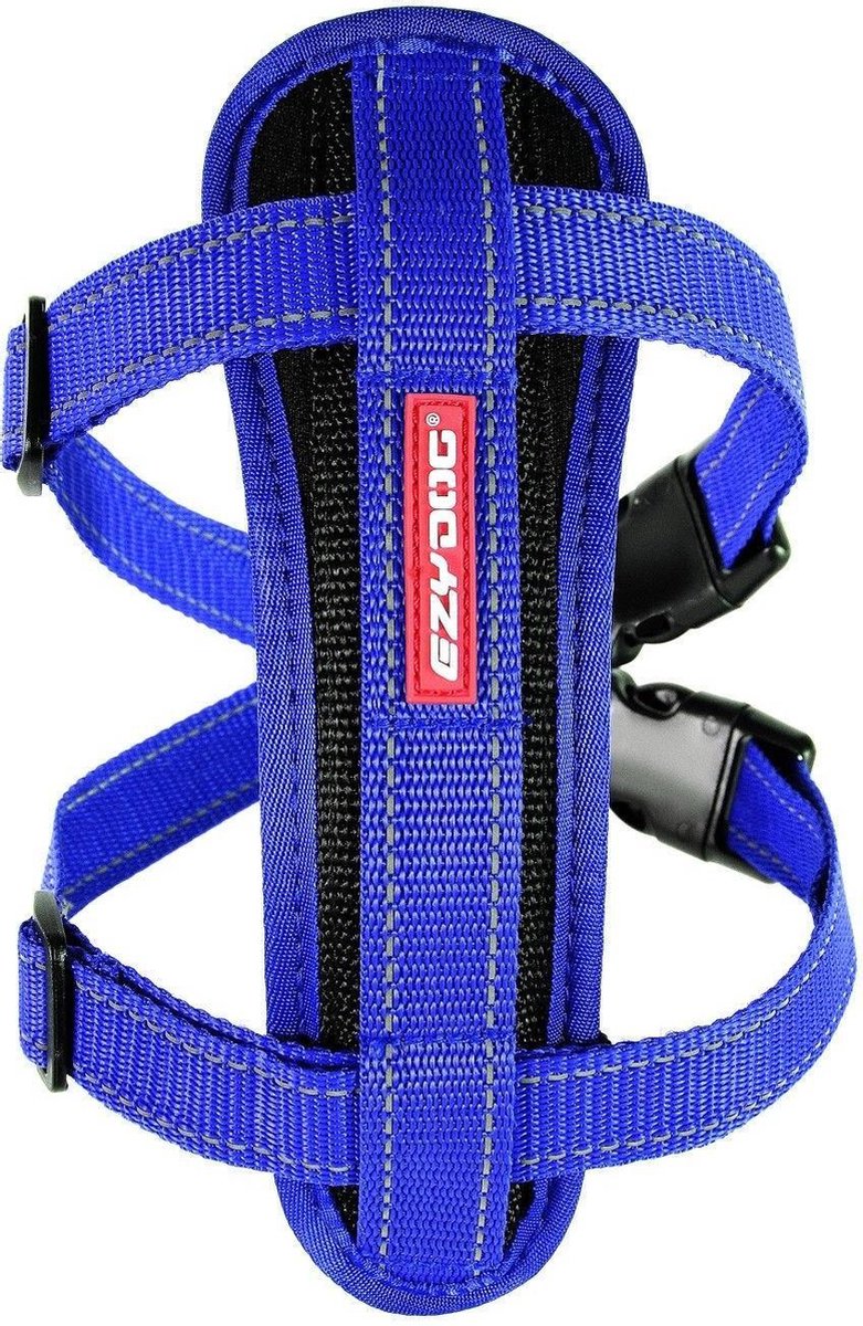 EzyDog Chest Plate - Hondentuig - L - Blauw