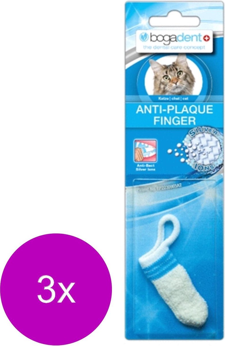 Bogadent Dental Vingertandenborstel - Gebitsverzorging - 3 x per stuk