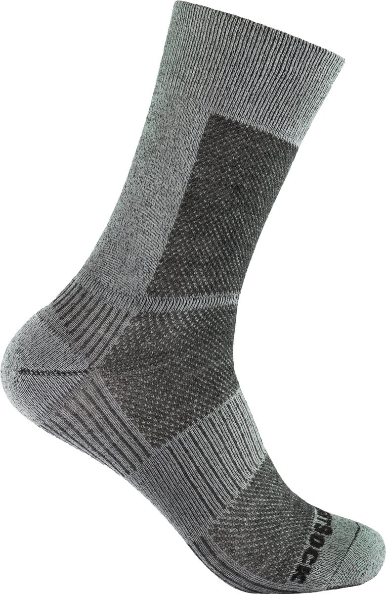 Wrightsock Coolmesh Merino Crew - Grijs/Donker grijs - M (37