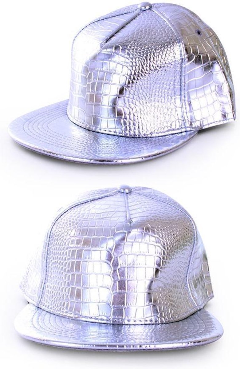 Baseball cap zilver rapper