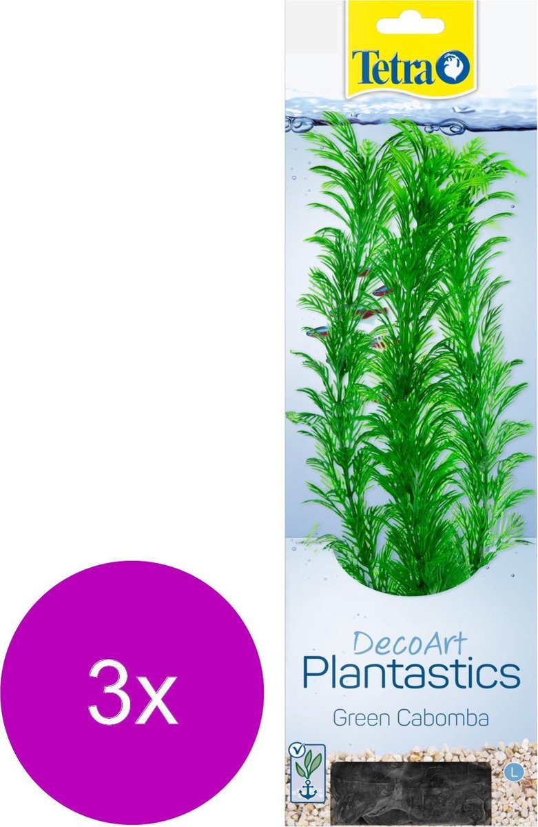 Tetra Decoart Plantastics Cabomba 36 cm - Aquarium - Kunstplant - 3 x Large