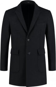 GENTS | Coat Mantel Jas Heren unconstructed blauw 0074 Maat 52