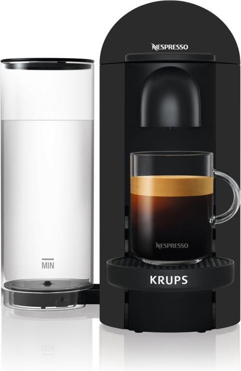 Krups Nespresso Vertuo Plus XN903N - Koffiecupmachine - Mat zwart