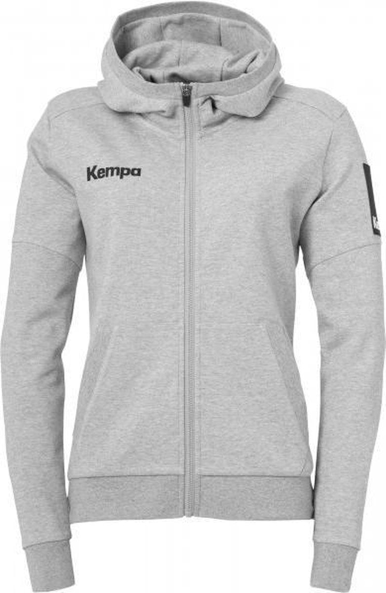 Kempa Status Hood Jacket Dames - grijs - maat M