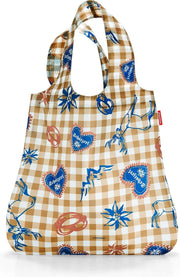 Reisenthel Mini Maxi Shopper Opvouwbare Boodschappentas - 15L - Special Edition Bavaria 4 Taupe